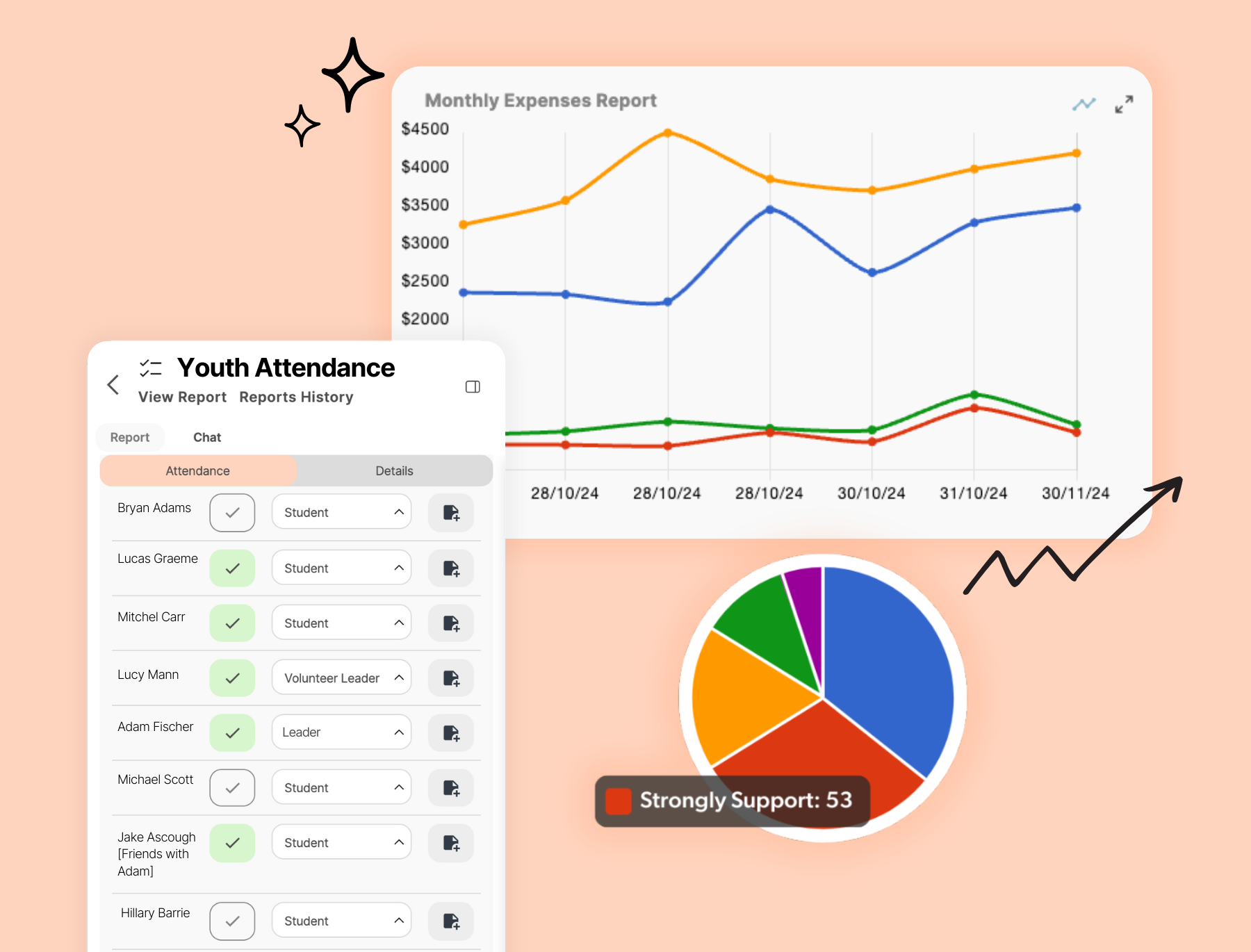 screenshot of Engage Spaces